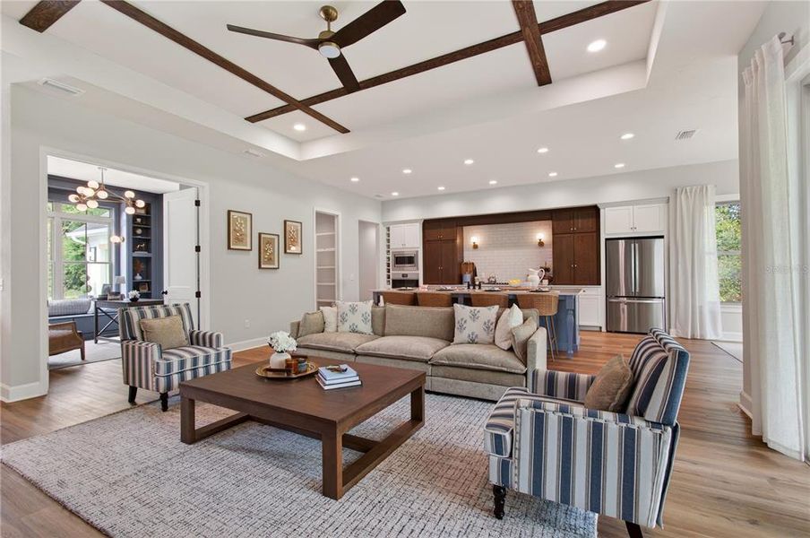 Furnished interior view inside a new home in , Newberry (Image 17). Furnished interior view inside a new home in , Newberry (Image 17).