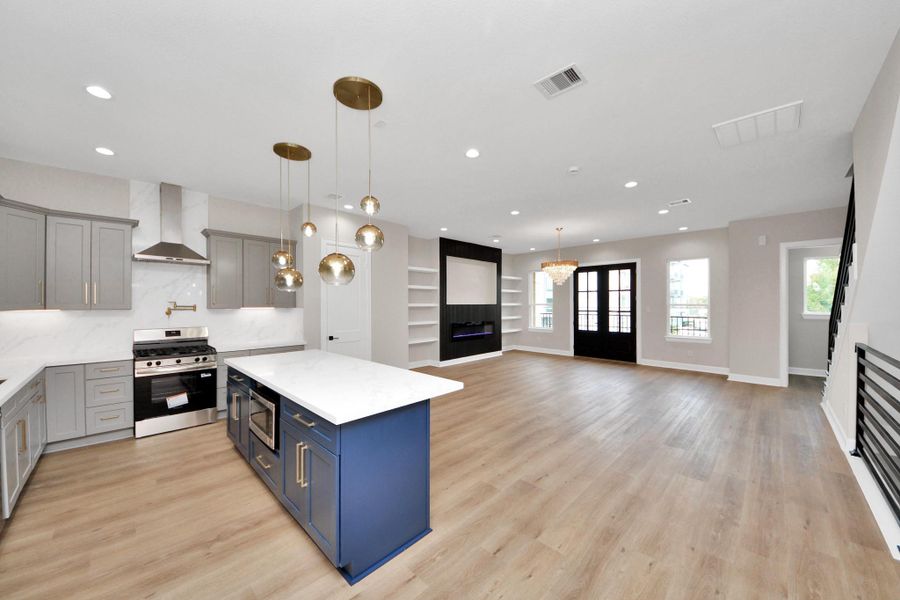 Furnished interior view inside a new home in , Houston (Image 14). Furnished interior view inside a new home in , Houston (Image 14).