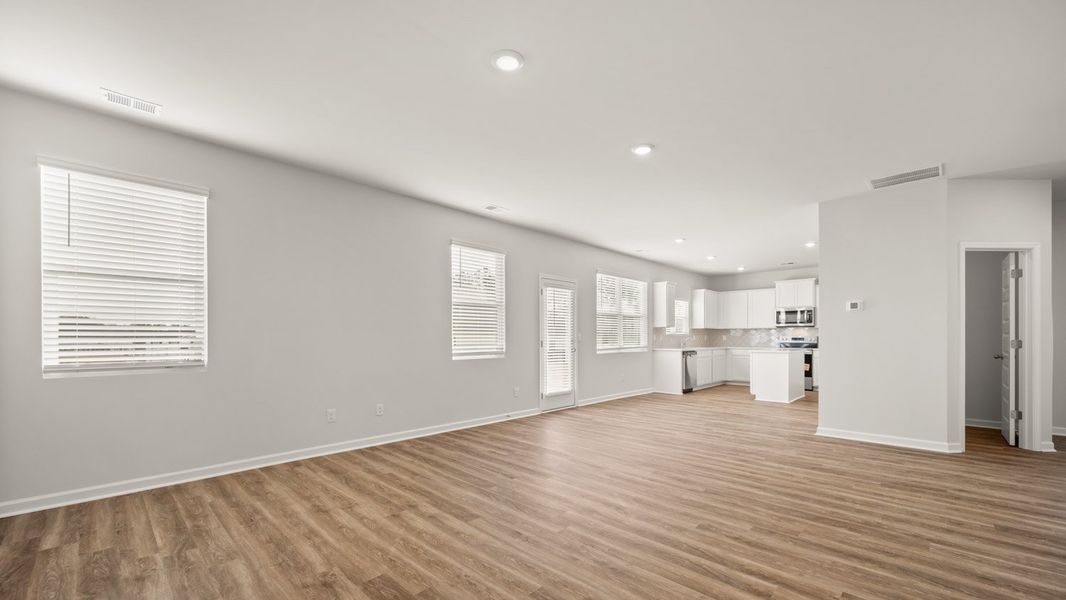 Representative unfurnished interior of a home built from the Packard by D.R. Horton in Oakchase at Hampton, Hampton (Image 16).
