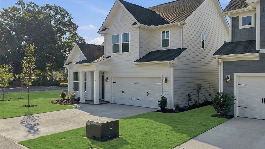 Refined exterior design with balanced architectural detail in this distinguished two-story home Refined exterior design with balanced architectural detail in this distinguished two-story home