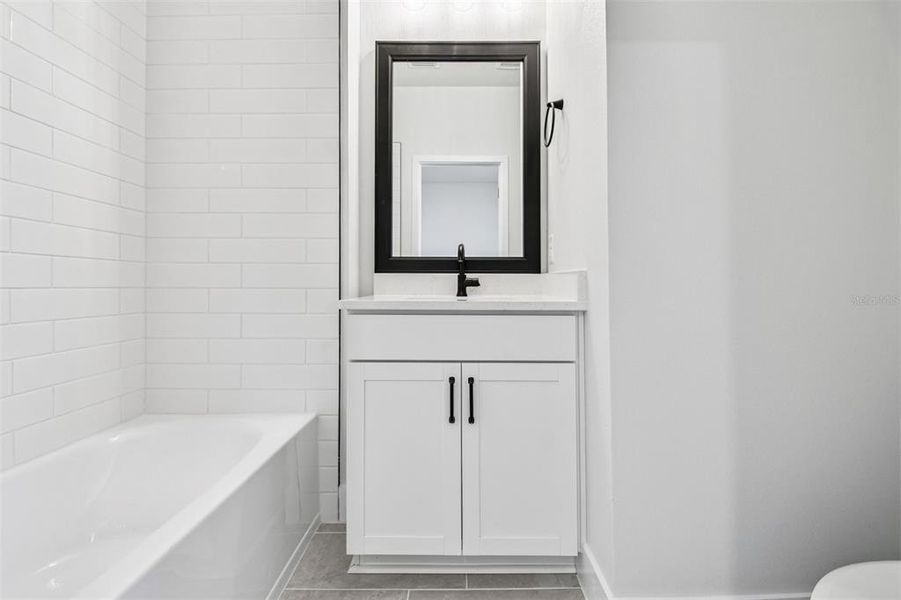 Furnished interior view inside a new home in Towns at Union, St. Petersburg (Image 8). Furnished interior view inside a new home in Towns at Union, St. Petersburg (Image 8).