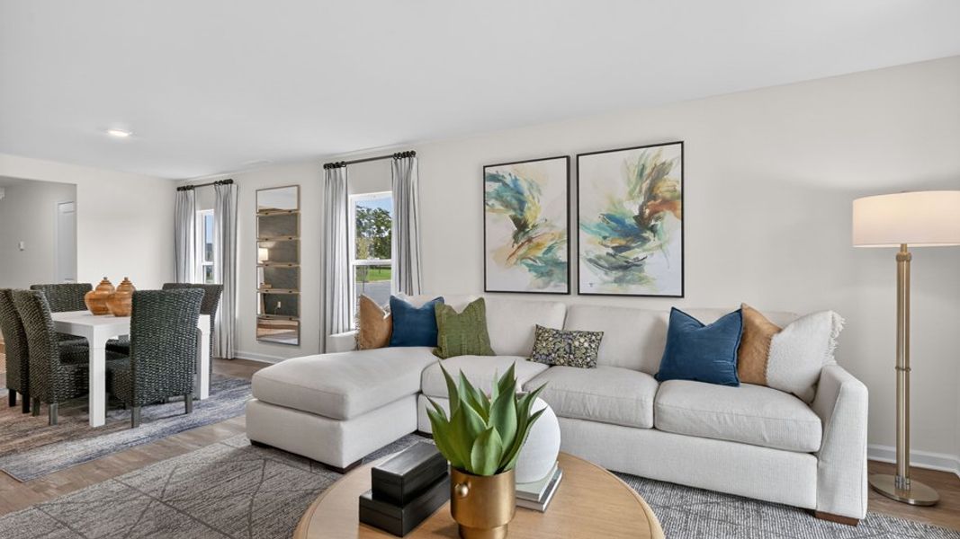 Furnished interior view inside a new home in Chandler Pointe, Rural Hall (Image 10).