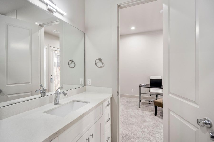 Furnished interior view inside a new home in , Houston (Image 34).