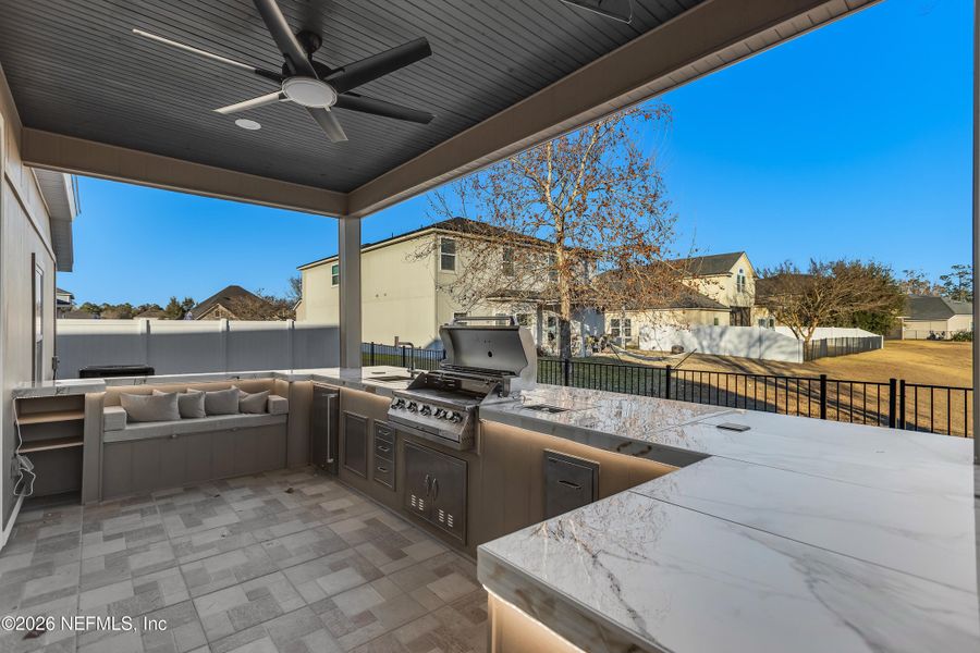Exterior details and patio area of a home in , Middleburg (Image 25). Exterior details and patio area of a home in , Middleburg (Image 25).