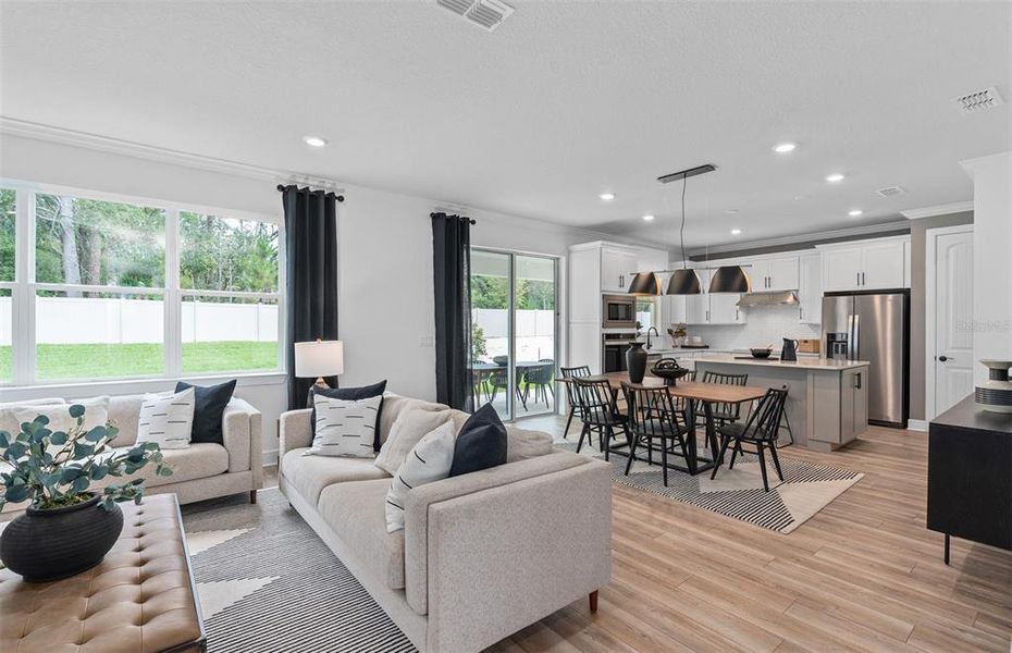 Furnished interior view inside a new home in Waterstone at Halifax Plantation, Ormond Beach (Image 14).
