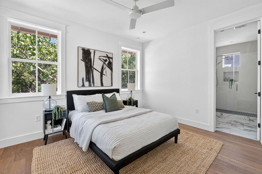 Furnished interior view inside a new home in , Austin (Image 15).