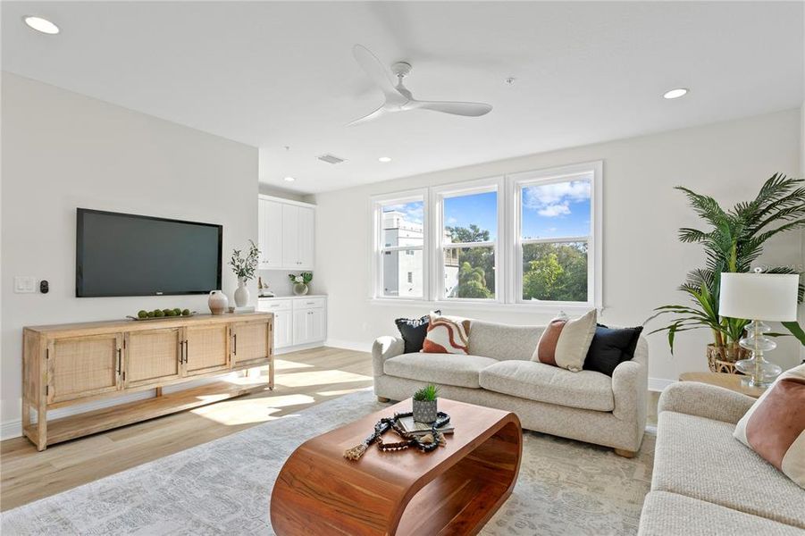 Furnished interior view inside a new home in , Tampa (Image 9).