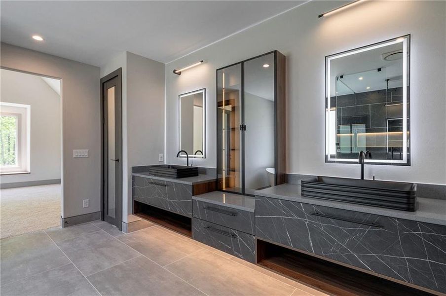 Furnished interior view inside a new home in , Sugar Hill (Image 34).