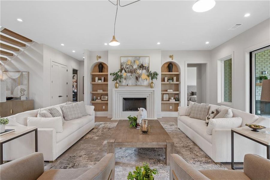 Furnished interior view inside a new home in , Suwanee (Image 47). Furnished interior view inside a new home in , Suwanee (Image 47).