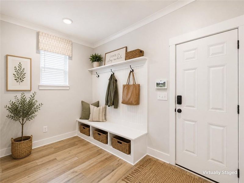 Furnished interior view inside a new home in , Hoschton (Image 7).