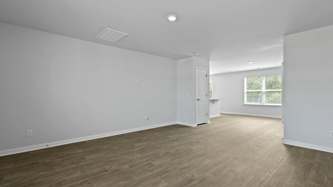 Representative unfurnished interior of a home built from the BRANDON by D.R. Horton in Center Pointe, Santee (Image 11).