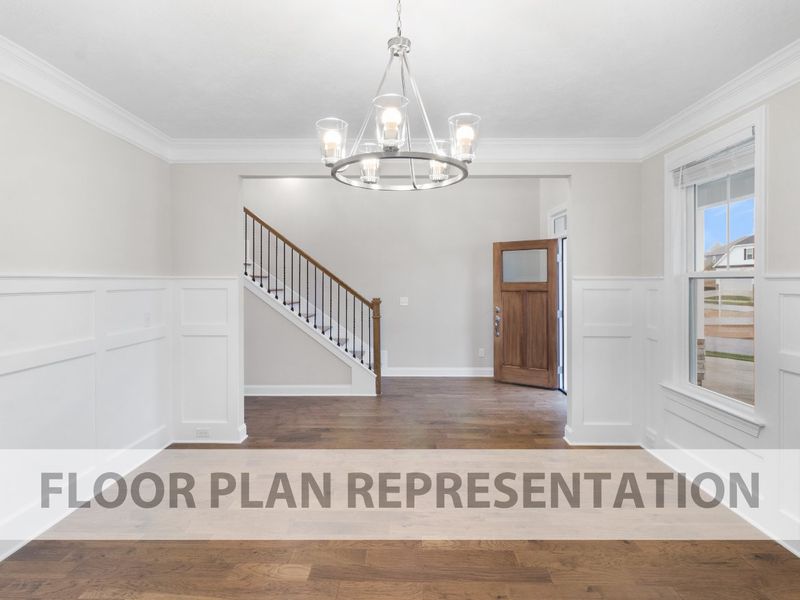 Representative furnished interior of a home built from the Winter Park by Ivey Homes in Crawford Creek, Grovetown (Image 4).