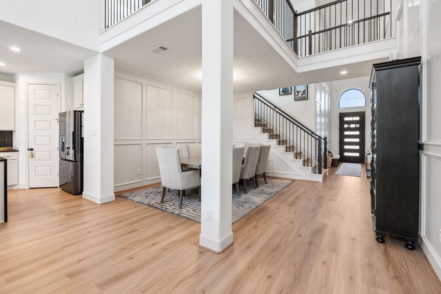 Furnished interior view inside a new home in , Richmond (Image 15). Furnished interior view inside a new home in , Richmond (Image 15).