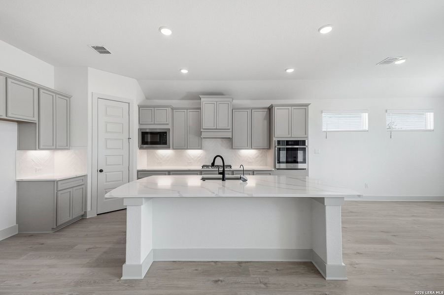 Furnished interior view inside a new home in Stillwater Ranch, San Antonio (Image 7).