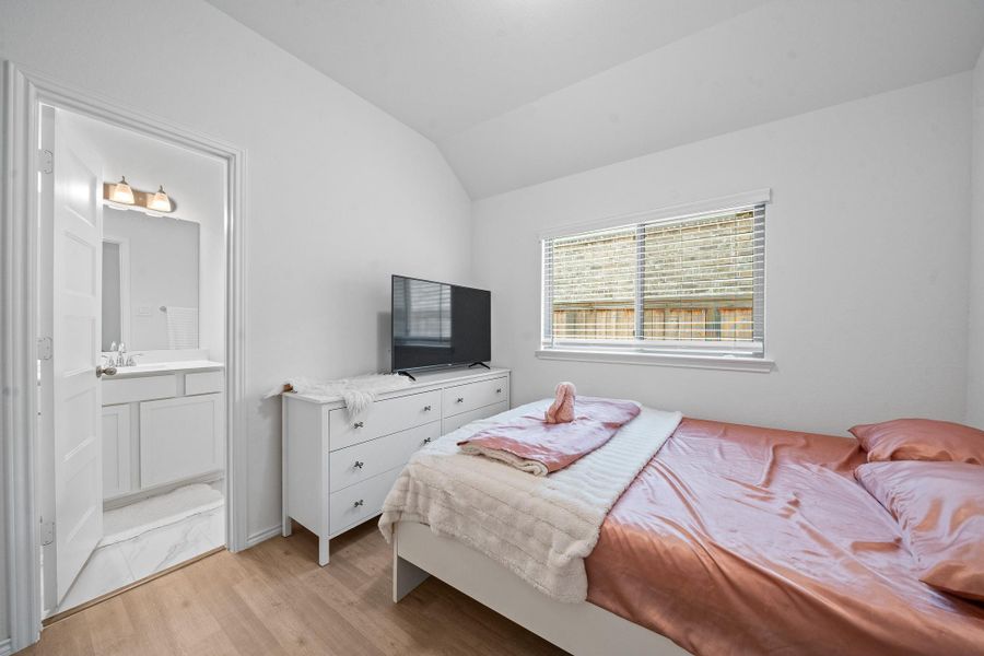 Furnished interior view inside a new home in , Cypress (Image 8).