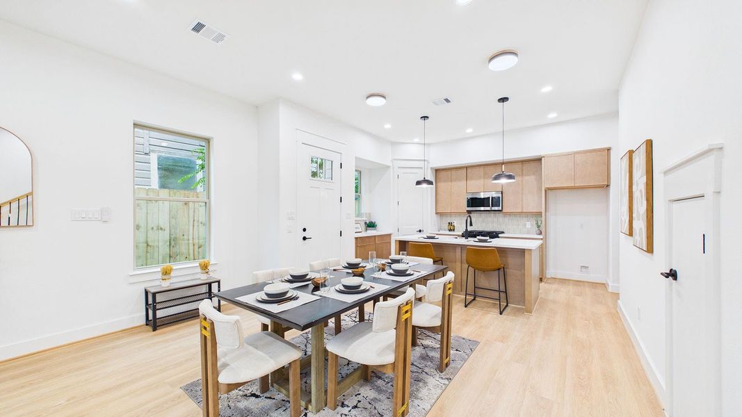 Furnished interior view inside a new home in , Houston (Image 25).
