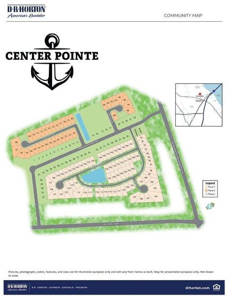 2D floor plan layout of this home in Center Pointe, Santee, SC (Image 2).