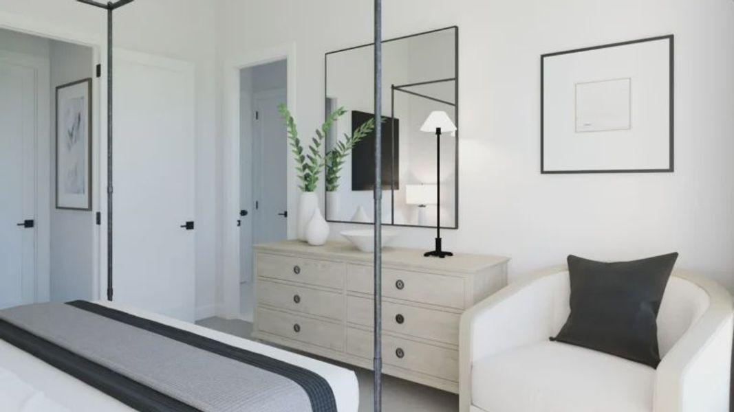 Furnished interior view inside a new home in Uptown Celina, Celina (Image 10).