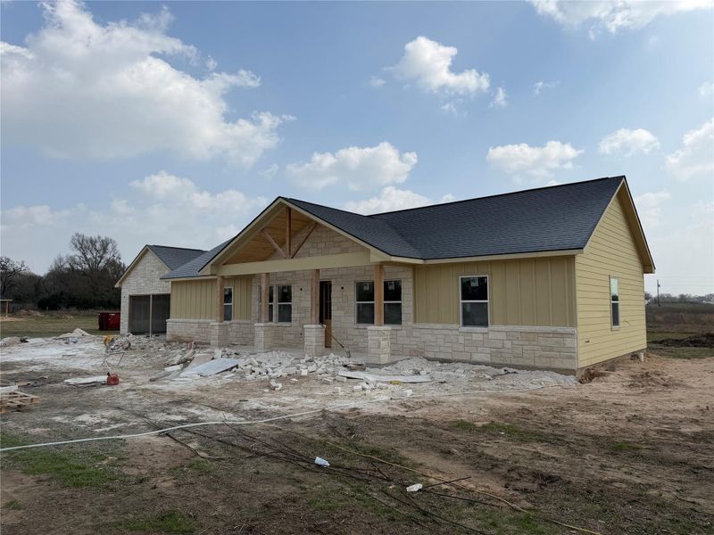 In-progress construction of a new home in , Franklin, TX (Image 3).