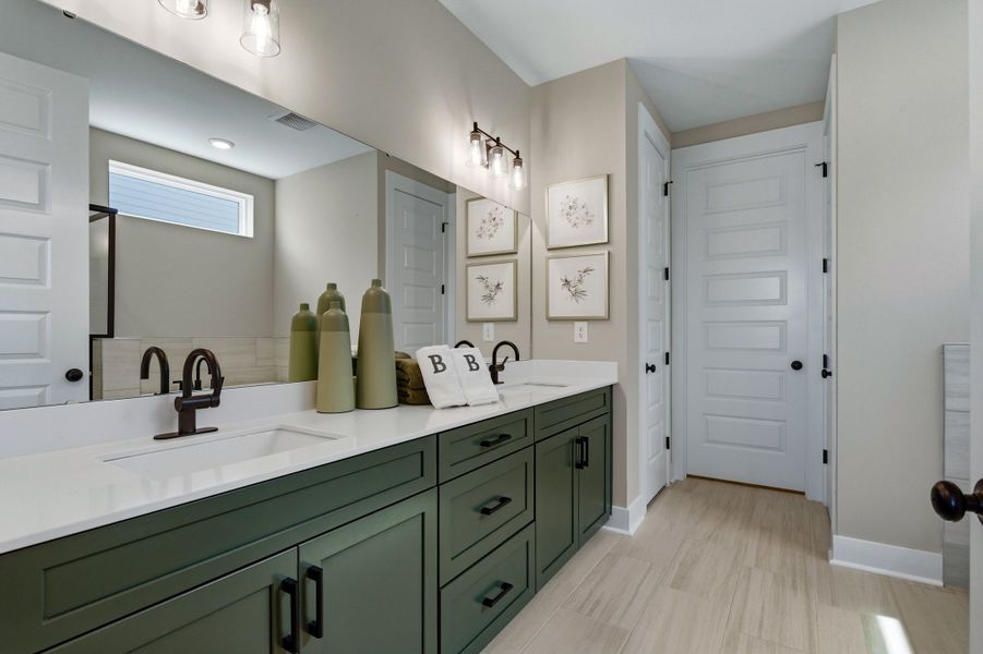 Representative furnished interior of a home built from the Persimmon by Beazer Homes in Northbrook, Murrells Inlet (Image 11).