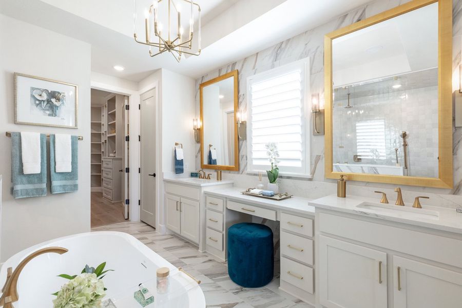 Representative Primary Bathroom - some options shown