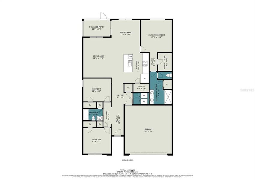 2D floor plan layout of this home in , Haines City, FL (Image 5).