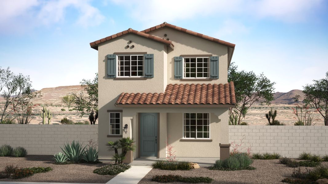 Spanish Elevation | Marquee | Solvida at Estrella | New Homes in Goodyear, AZ | Landsea Homes