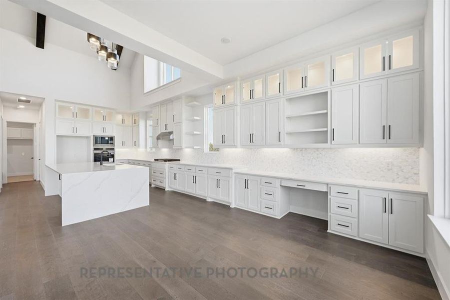 Furnished interior view inside a new home in Mosaic, Prosper (Image 16).