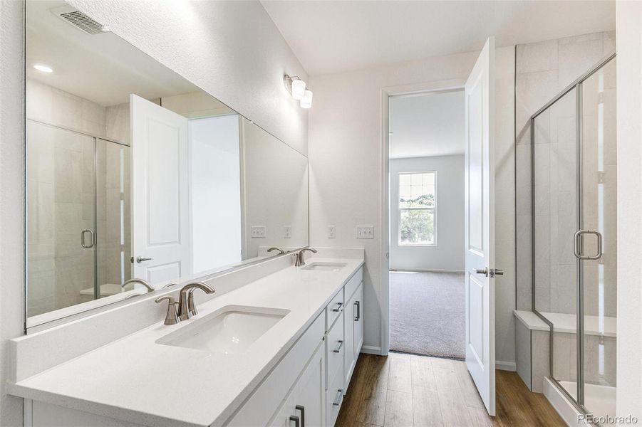 Furnished interior view inside a new home in Terrain Oak Valley, Castle Rock (Image 13).