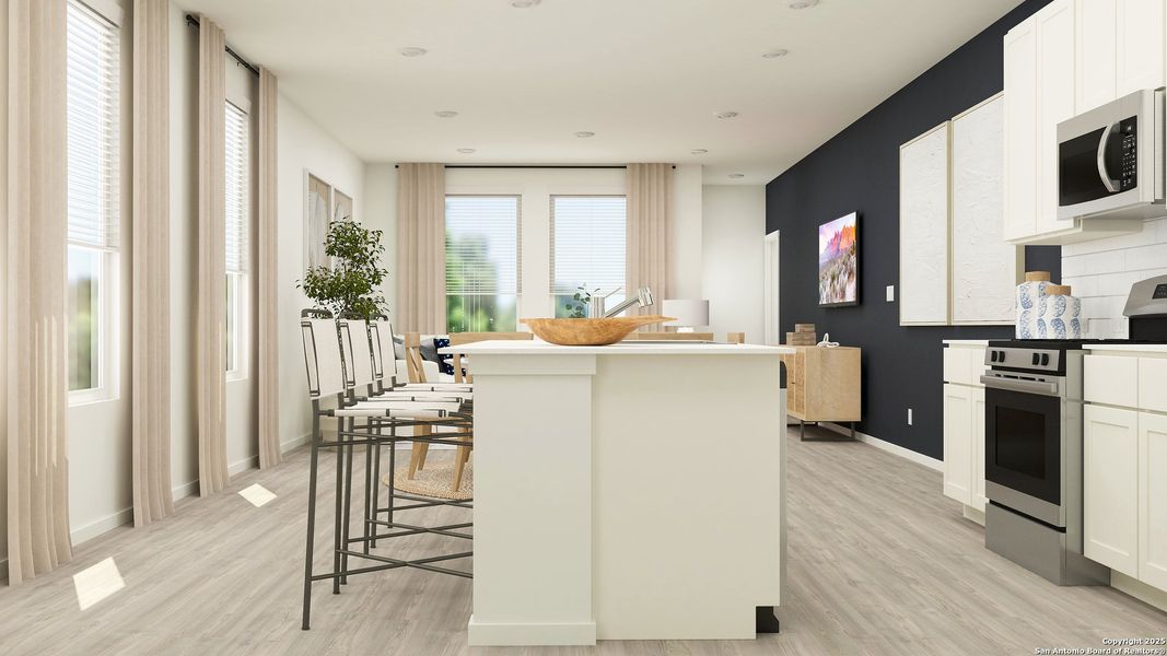 Furnished interior view inside a new home in Randolph Crossing, Converse (Image 25).