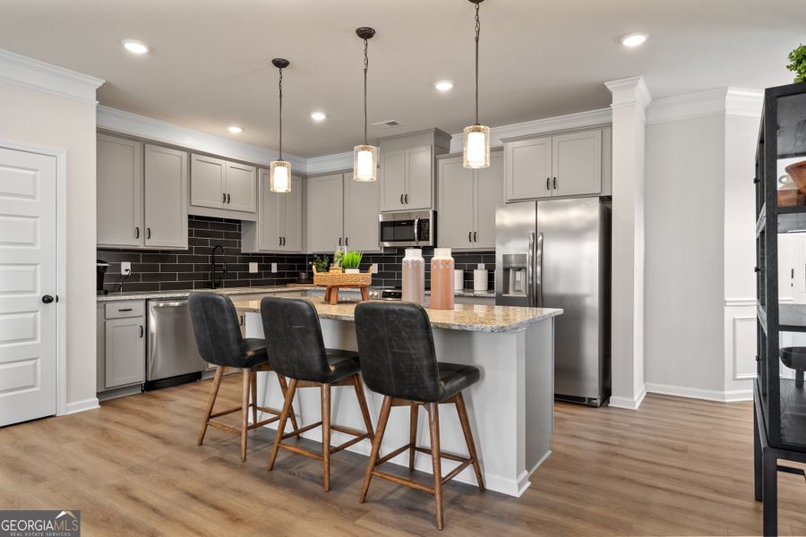 Furnished interior view inside a new home in Glendale Towns, Conyers (Image 10).