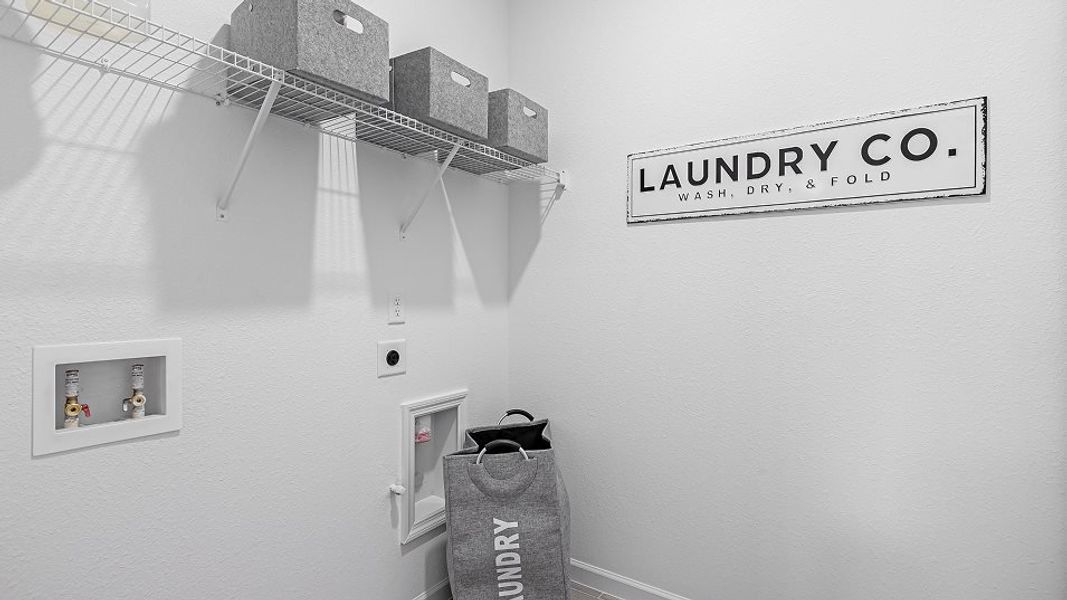 Sienna plan Laundry Sienna plan Laundry