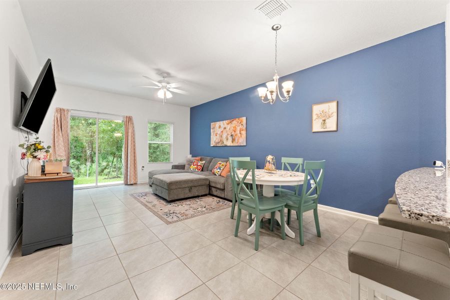 Furnished interior view inside a new home in , St. Augustine (Image 13).