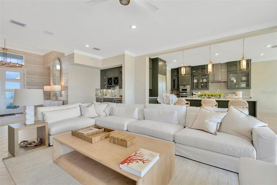 Furnished interior view inside a new home in Biscayne Landing at Seaire, Parrish (Image 40).