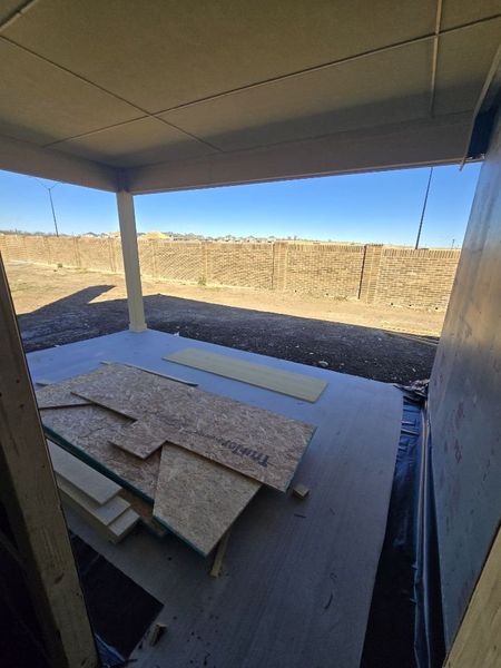 In-progress construction of a new home in Morningstar, Aledo, TX (Image 5).