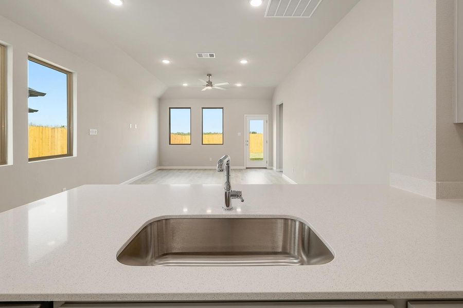 Close-up of interior finishes inside a home in Trinity Ranch, Elgin (Image 12).