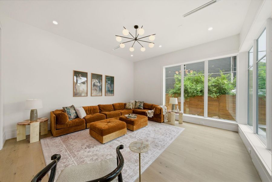 Furnished interior view inside a new home in , Houston (Image 15).