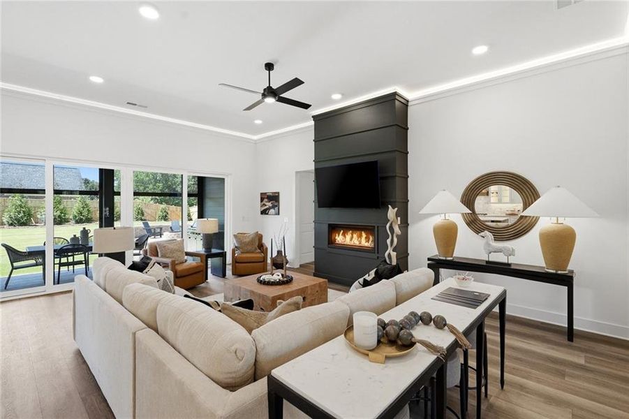 Furnished interior view inside a new home in Glory Meadows, Gainesville (Image 15).