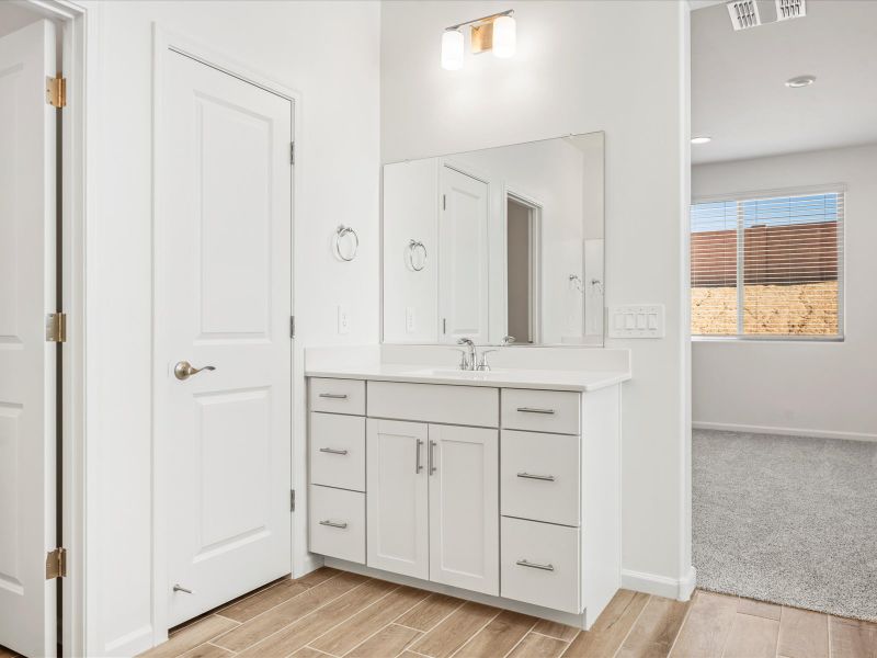 Furnished interior view inside a new home in Arbor at Madera Highlands II, Sahuarita (Image 6).