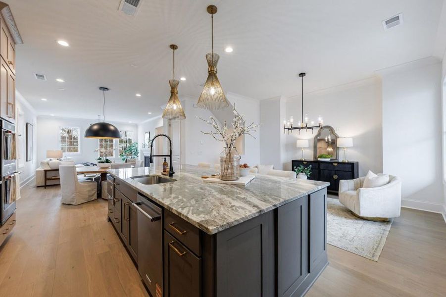 Furnished interior view inside a new home in , Alpharetta (Image 33).