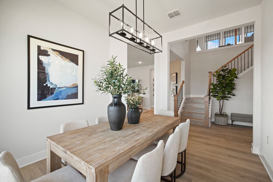 Furnished interior view inside a new home in La Cima 50', San Marcos (Image 22).