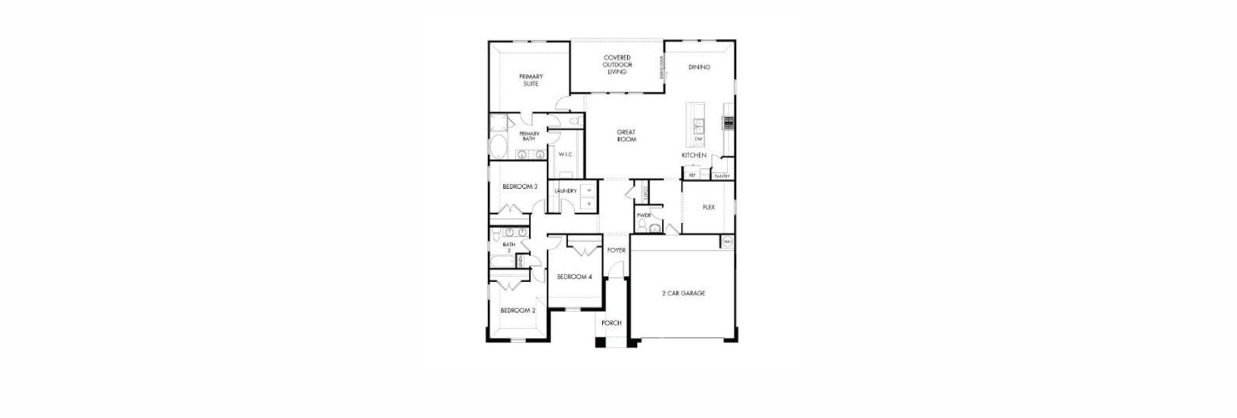 View of floor plan / room layout