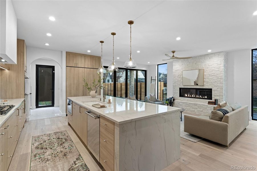 Furnished interior view inside a new home in , Denver (Image 34).