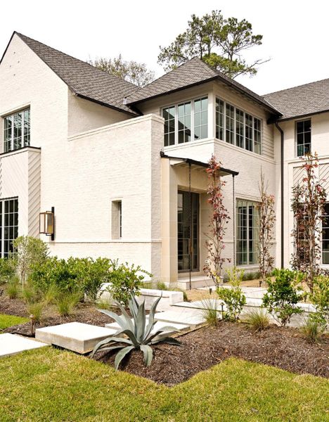 Front exterior of a new home in , Houston, TX, highlighting curb appeal (Image 30). Front exterior of a new home in , Houston, TX, highlighting curb appeal (Image 30).