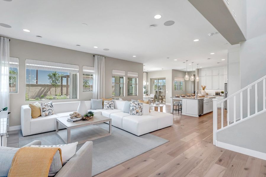 Furnished interior view inside a new home in Palo Verde at North Creek, Queen Creek (Image 9).