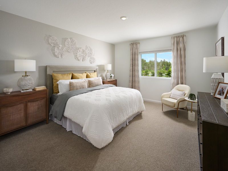 Furnished interior view inside a new home in Meritage Homes at Terra Lago - Classic Series, Indiantown (Image 7). Furnished interior view inside a new home in Meritage Homes at Terra Lago - Classic Series, Indiantown (Image 7).