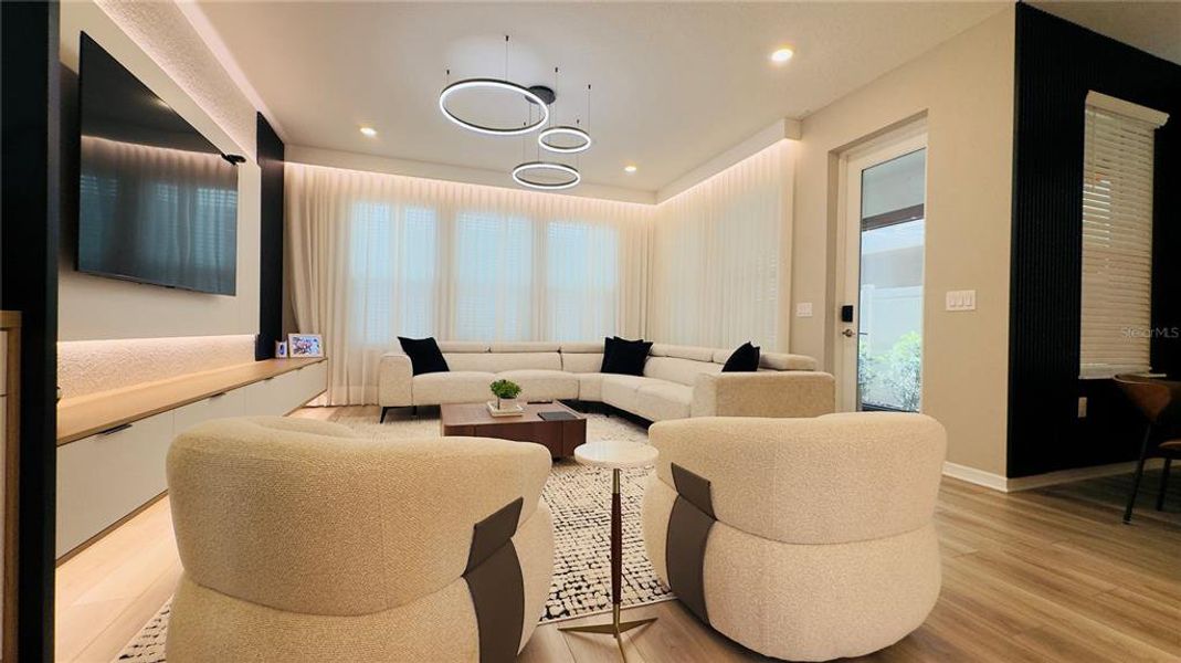 Furnished interior view inside a new home in Harvest at Ovation, Winter Garden (Image 5).