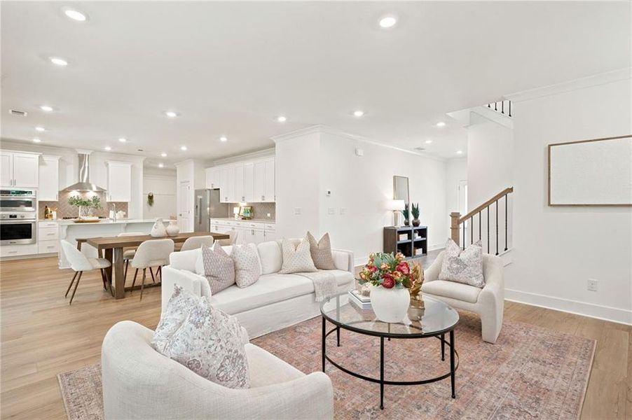 Furnished interior view inside a new home in , Dallas (Image 31). Furnished interior view inside a new home in , Dallas (Image 31).