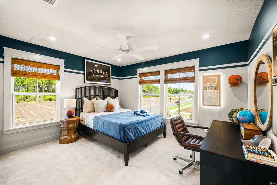 Representative furnished interior of a home built from the Charles by Fischer Homes in Leeland Farms, Fuquay Varina (Image 28). Representative furnished interior of a home built from the Charles by Fischer Homes in Leeland Farms, Fuquay Varina (Image 28).