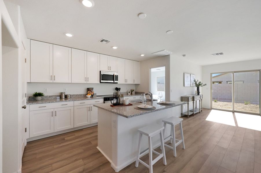 Furnished interior view inside a new home in Cross Creek Ranch, Coolidge (Image 6).